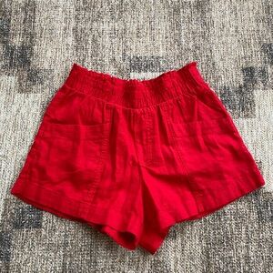 a new day High Waist Red Women's Shorts